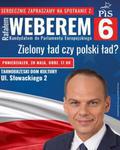 Otwarte spotkanie z posłem Rafałem Weberem, kandydatem PiS do Parlamentu Europejskiego w poniedziałek w Tarnobrzegu |