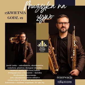 Jacek Laska w Hotelu Hutnik