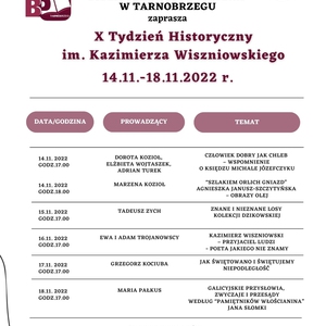 X Tydzień Historyczny im. Kazimierza Wiszniowskiego