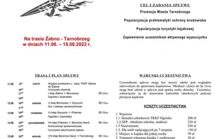 Spływ rzekami Dunajec i Wisła