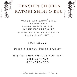 Warsztaty Japońskiej Szermierki