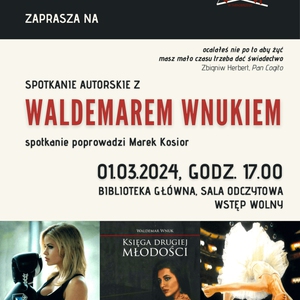 Spotkanie autorskie z Waldemarem Wnukiem