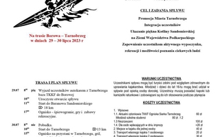 Spływ rzekami Wisłoką i Wisłą