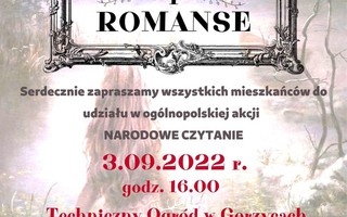 Narodowe Czytanie Gorzyce 2022