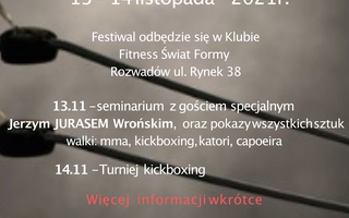 II Festiwal Sztuk Walki w Stalowej Woli już wkrótce!