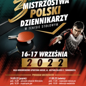 3. Mistrzostwa Polski Dziennikarzy w Tenisie Stołowym