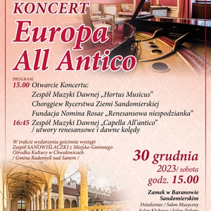 Koncert Europa All Antico