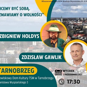 Spotkanie ze Zbigniewem Hołdysem w ramach kampanii wyborczej