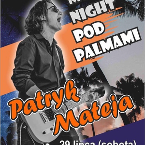 Koncert MUSIC NIGHT POD PALMAMI - Patryk Mateja