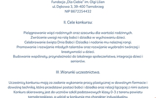 Konkurs: Opowieści kredki i pędzla o Babci i Dziadku