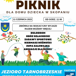 Charytatywny Piknik dla dzieci z Domu Dziecka w Skopaniu