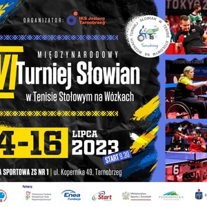 Międzynarodowy XVI Turniej Słowian w Tenisie Stołowym na Wózkach - Tarnobrzeg 2023