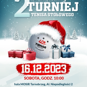 II Świąteczny Turniej Tenisa Stołowego