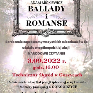 Narodowe Czytanie Gorzyce 2022