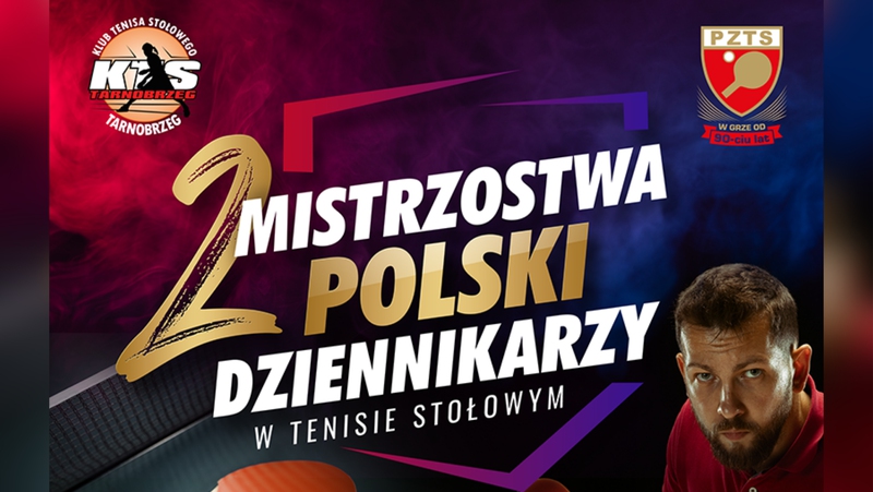 II Mistrzostwa Polski Dziennikarzy w Tenisie Stołowym w Tarnobrzegu