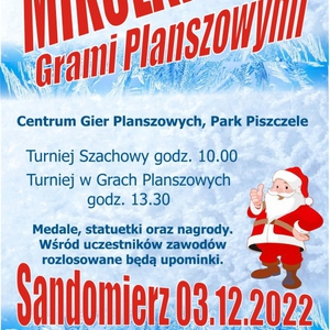 RODZINNY MIKOŁAJKOWY TURNIEJ GIER PLANSZOWYCH