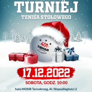 Świąteczny turniej tenisa stołowego