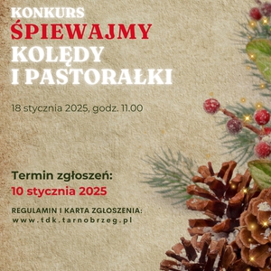 Konkurs Śpiewajmy kolędy i pastorałki