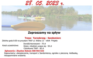 Spływ Tarnobrzeg - Sandomierz