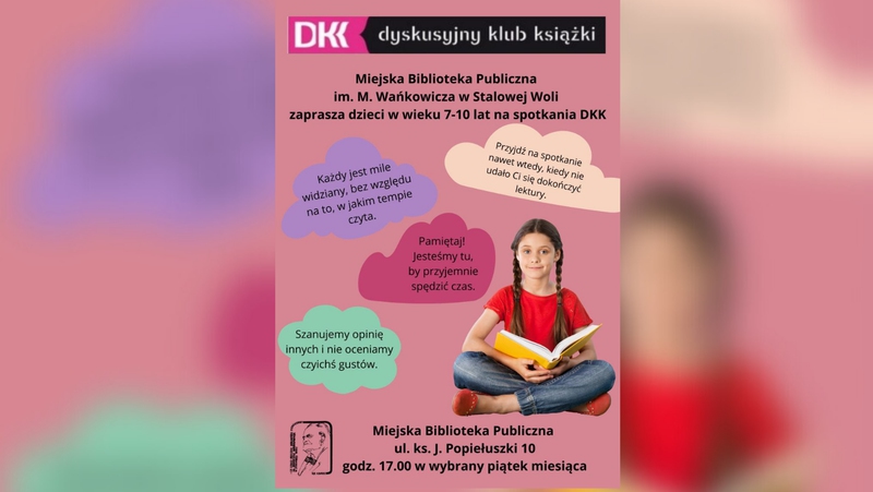 Dyskusyjny Klub Książki dla dzieci i młodzieży