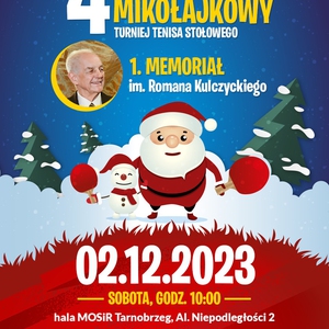 4 Mikołajkowy Rodzinny Turniej Tenisa Stołowego
