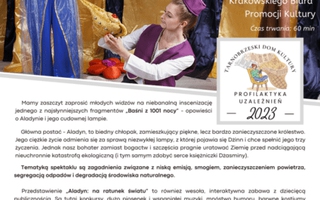 „Ala­dyn: na ratunek światu” – ekologiczny spektakl dla dzieci