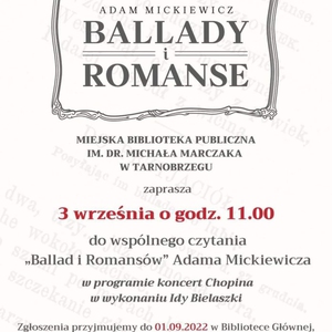 Narodowe Czytanie 2022 w Tarnobrzegu