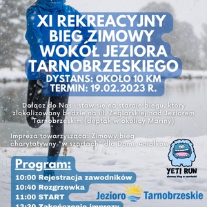 XI Rekreacyjny Bieg Zimowy wokół Jeziora Tarnobrzeskiego