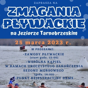 Zmagania Pływackie na Jeziorze Tarnobrzeskim