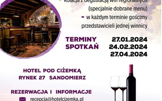 Spotkanie z Winem i Winiarzami - kolacja degustacyjna