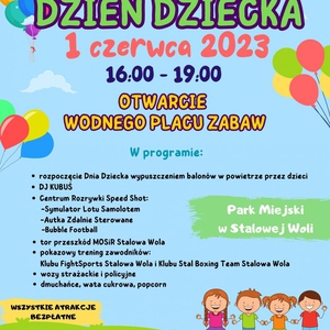 Dzień Dziecka z otwarciem Wodnego Placu Zabaw