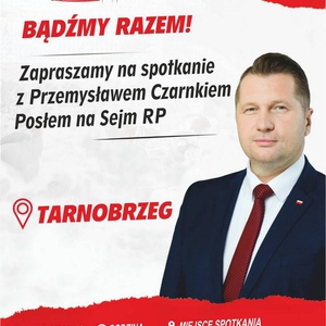 Spotkanie z posłem Przemysławem Czarkiem