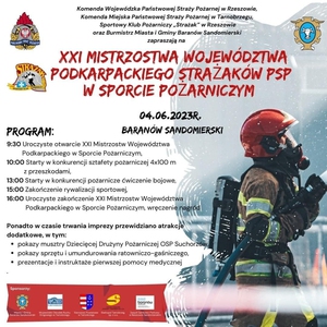 XXI Mistrzostwa Województwa Podkarpackiego Strażaków PSP w Sporcie Pożarniczym