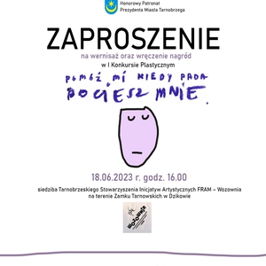 Wernisaż i wręczenie nagród w I Konkursie Plastycznym ,,Pomóż mi kiedy pada. Pociesz mnie”