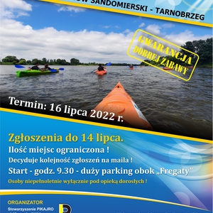 Kajakowy spływ Wisłą