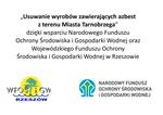 W TYM ROKU Z TERENU TARNOBRZEGA USUNIĘTO PONAD 114 TON AZBESTU