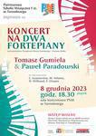 Tarnobrzeg. Paweł Paradowski i Tomasz Gumiela w "Koncercie na dwa fortepiany"