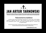 Ostatnie pożegnanie Jana Artura Tarnowskiego