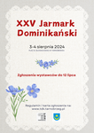 ZGŁOŚ SIĘ DO UDZIAŁU W JARMARKU DOMINIKAŃSKIM