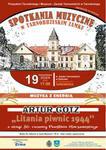 19.10 (sobota) Muzyka z Energią - Artur Gotz w koncercie "Litania piwnic 1944" |