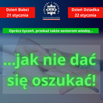 BABCIU I DZIADKU! UWAŻAJCIE NA OSZUSTÓW!
