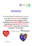 Bezpłatne przejazdy autobusami komunikacji miejskiej dla WOŚP