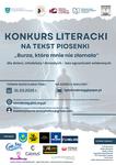 "BURZA, KTÓRA MNIE NIE ZŁAMAŁA" - KONKURS LITERACKI NA TEKST PIOSENKI - TVL Telewizja Lokalna Tarnobrzeg