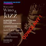 "JAZZ I WINO" - IMPREZA ODWOŁANA - TVL Telewizja Lokalna Tarnobrzeg