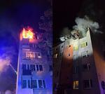 Nocny pożar w mieszkaniu w Tarnobrzegu. Ewakuowano 17 mieszkańców bloku |