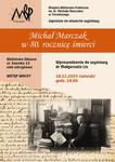 Michał Marczak w 80. rocznicę śmierci