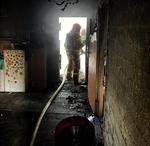 Pożar domu na osiedlu Mokrzyszów. Dwie osoby ranne |