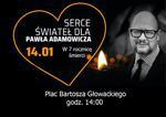 W 7. rocznicę śmierci Pawła Adamowicza, w Tarnobrzegu ułożą serce świateł |