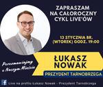 Live chat z prezydentem Tarnobrzega we wtorek 13 stycznia |