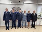 Uroczyste pożegnanie funkcjonariuszy przechodzących emeryturę